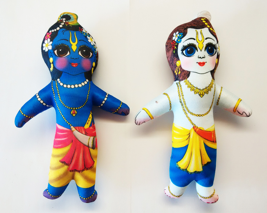 Кришна-Балара мягкие игрушки 