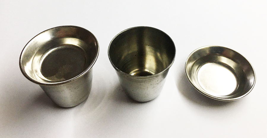 Скляночка з нержавіючої сталі з кришечкою