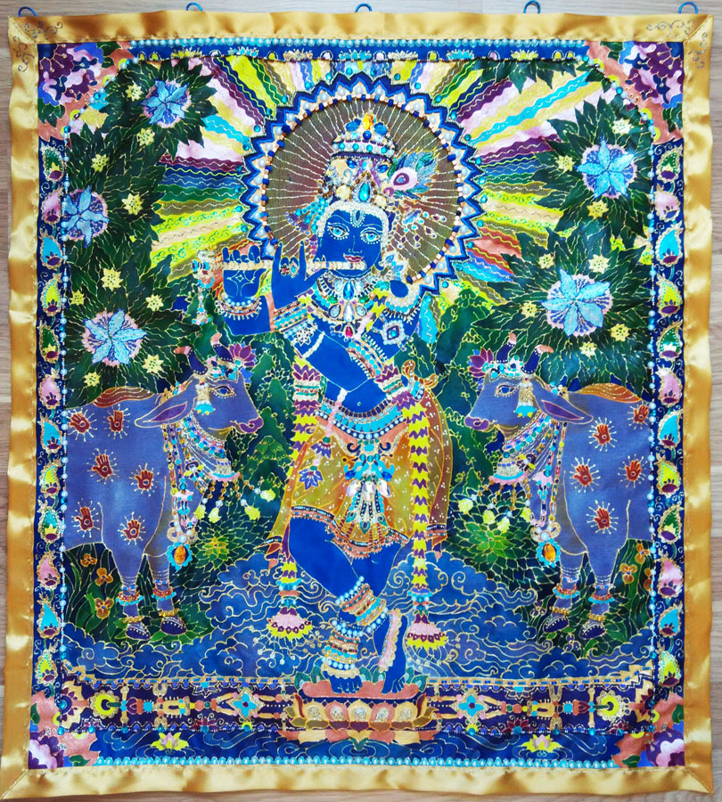 Говинда - защитник коров картина