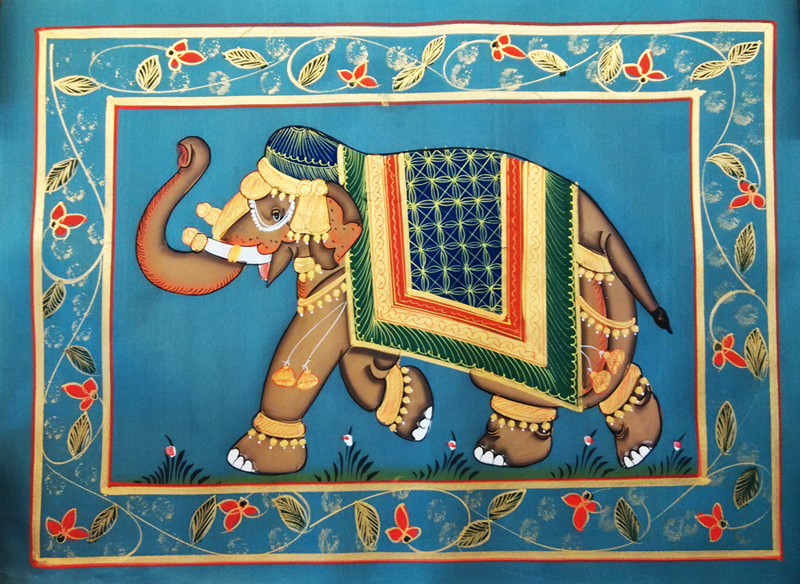 Картина в индийском стиле. 