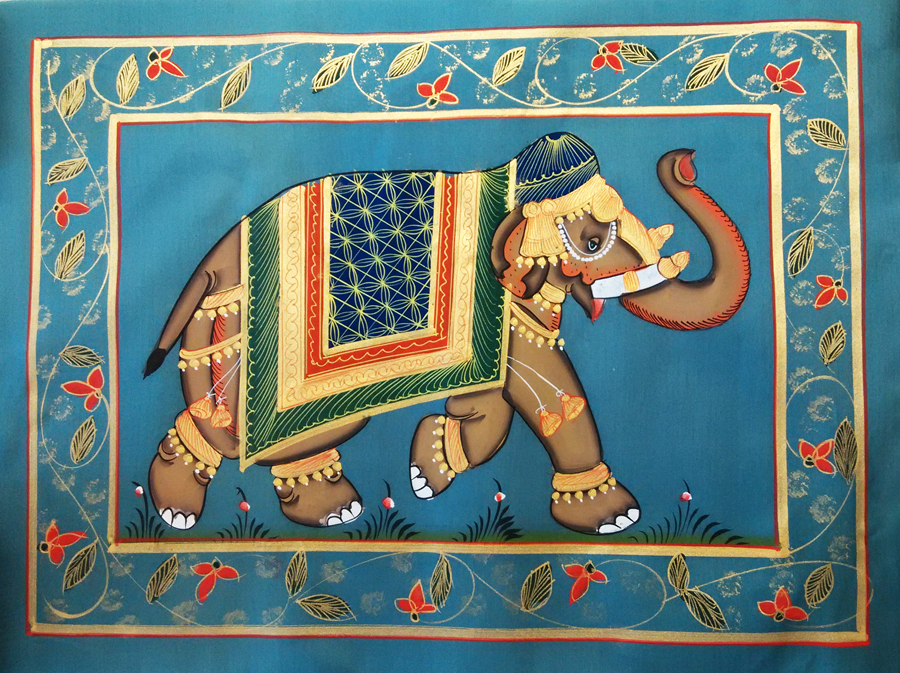 Картина в индийском стиле. 