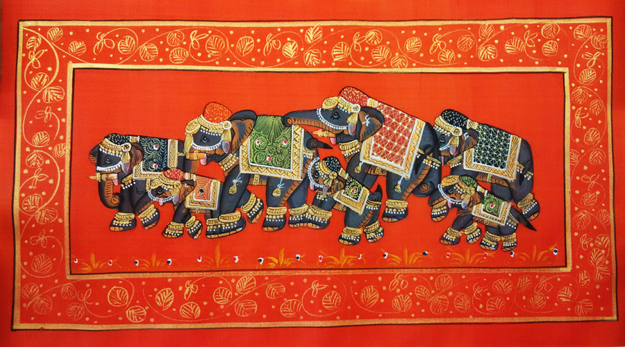 Картина в индийском стиле. 