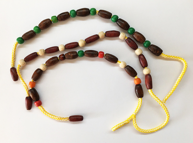 Дерев'яні, різнокольорові рахівники для джапи Дерев'яні, різнокольорові рахівники для джапи