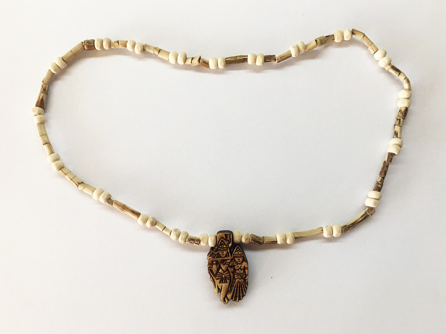 Кантхi-мала Tуласi з кулоном Radha-Krishna