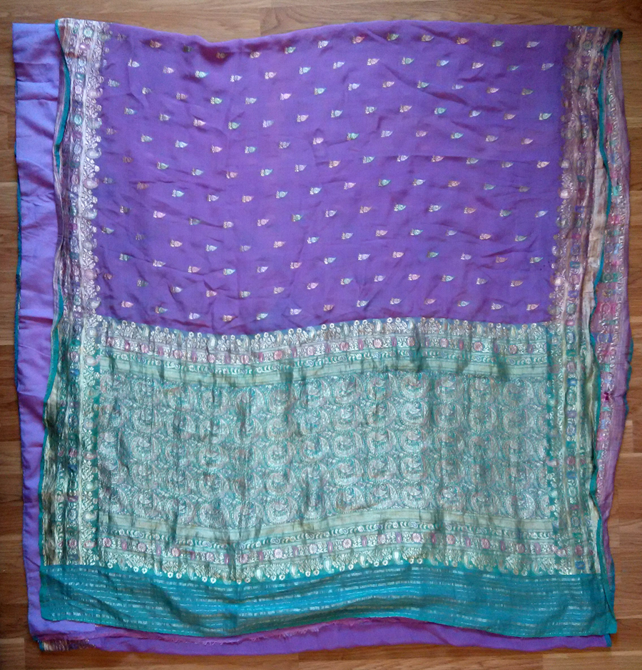 Шёлковое сари на прокат Киев