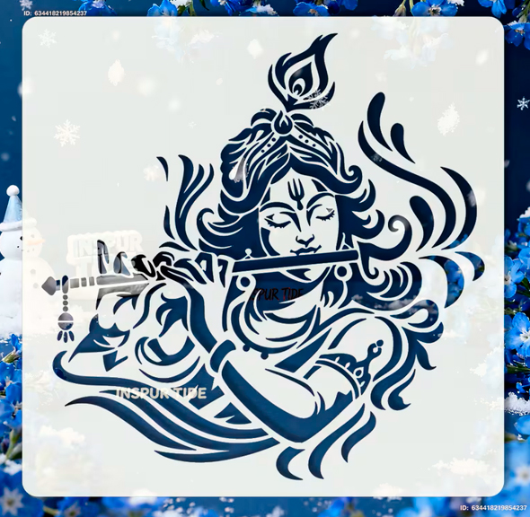 Крішна грає на флейті