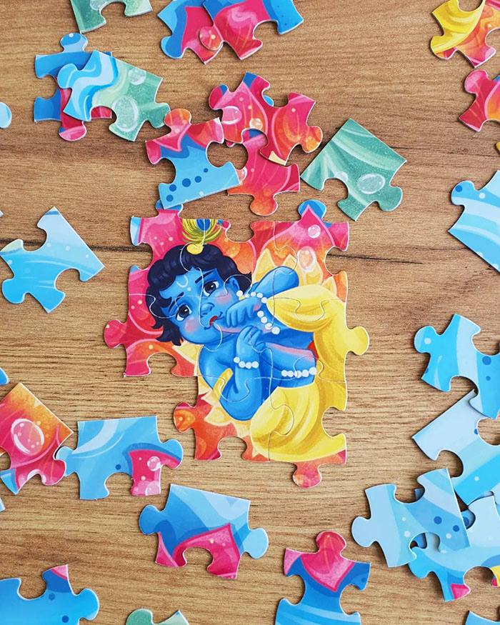 Пазли за мотивом книги Безмежний всесвіт Крішни Пазли за мотивом книги Безмежний всесвіт Крішни