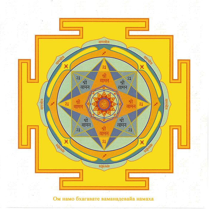 Гуру янтра (Юпітер). Заламінована Гуру янтра (Юпітер). Заламінована