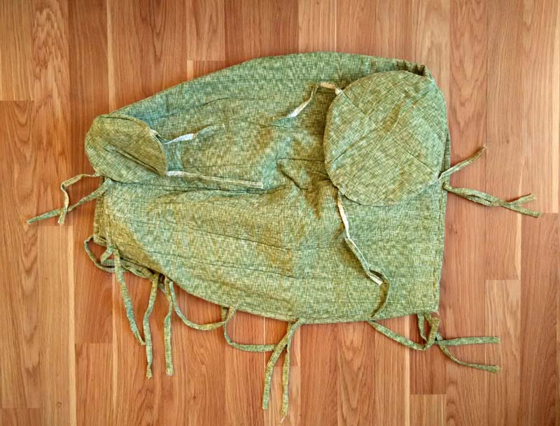 Чехол для мриданги зелёный