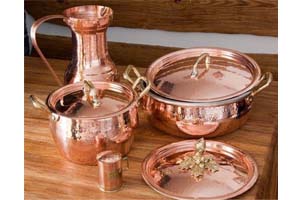 медная посуда из Индии