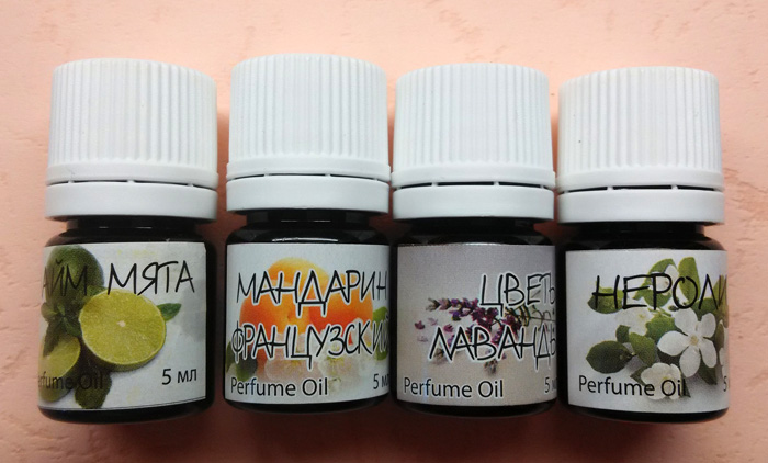 ароматы нейроли, мандарина, мяты
