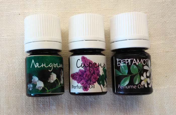 ландыш, сирень бергамот