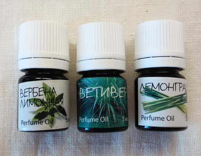 вербена, ветивер, лемонграсс ароматы