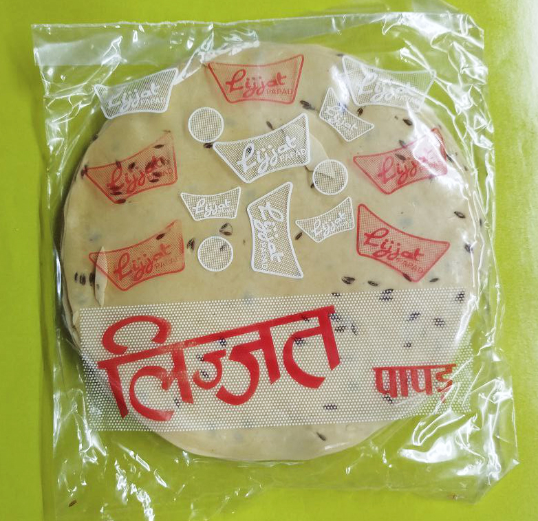 Пападами Lijjat з кумiном