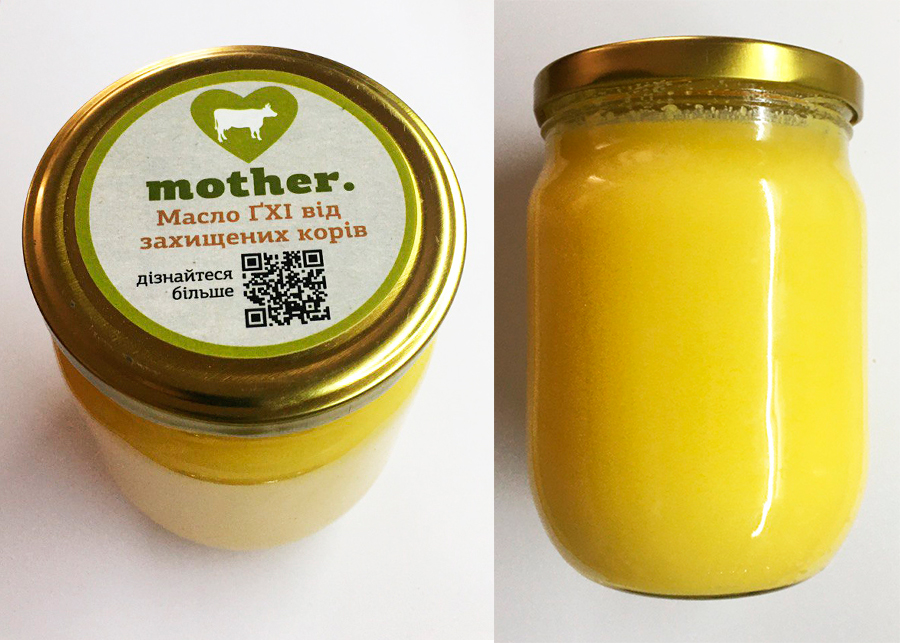 Масло топлене гхі Ahimsa від захищених корів