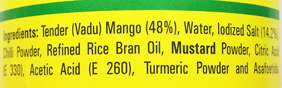 Маринований пікл з ніжного зеленого манго